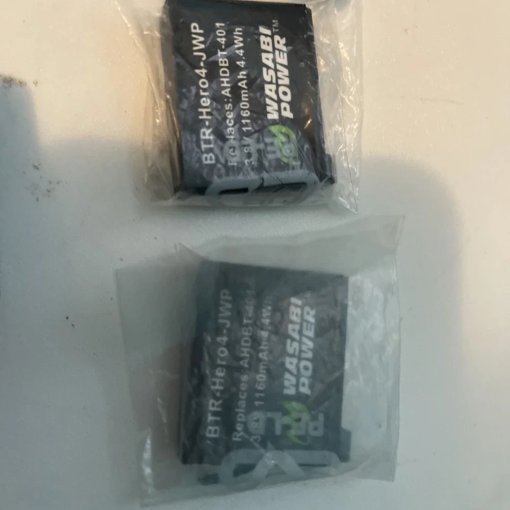 Wasabi Power Battery (2-Pack) and Double Charger for GoPro HERO4, (10)